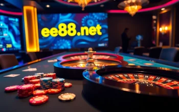 Play exciting games at ee88 net with dynamic betting action at a luxurious casino table.